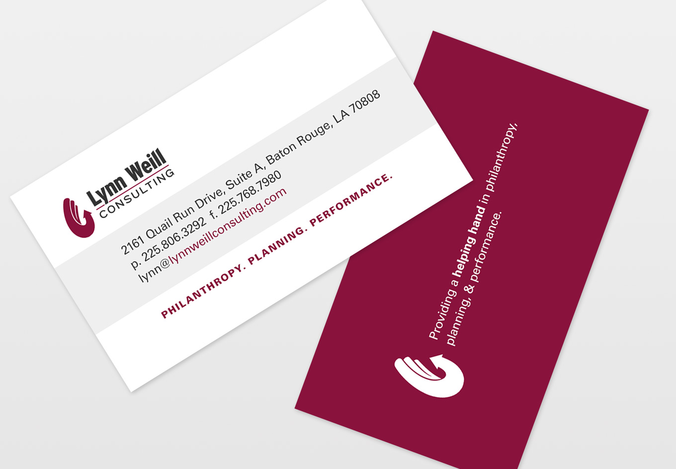 Lynn Weill Consulting Business Cards